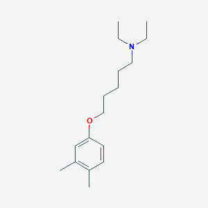 5-(3,4-dimethylphenoxy)-N,N-diethylpentan-1-amine