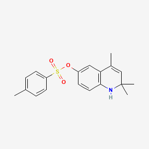 molecular formula C19H21NO3S B4917849 (2,2,4-trimethyl-1H-quinolin-6-yl) 4-methylbenzenesulfonate 