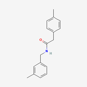 molecular formula C17H19NO B4917936 N-(3-methylbenzyl)-2-(4-methylphenyl)acetamide 