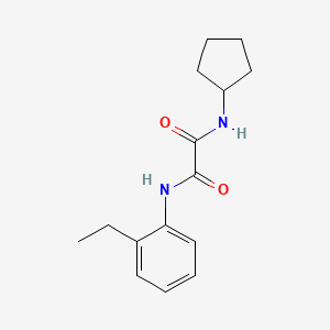 N-cyclopentyl-N'-(2-ethylphenyl)ethanediamide