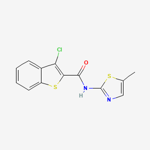 3-CHLORO-N-(5-METHYL-13-THIAZOL-2-YL)-1-BENZOTHIOPHENE-2-CARBOXAMIDE