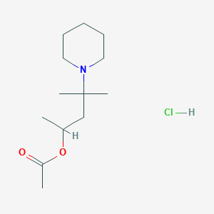 1,3-dimethyl-3-(1-piperidinyl)butyl acetate hydrochloride