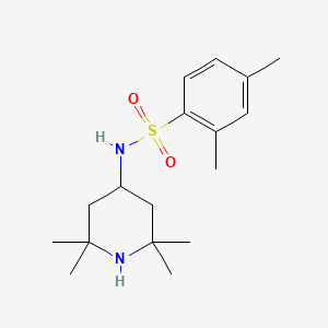 molecular formula C17H28N2O2S B4918055 2,4-dimethyl-N-(2,2,6,6-tetramethyl-4-piperidinyl)benzenesulfonamide CAS No. 915924-84-4