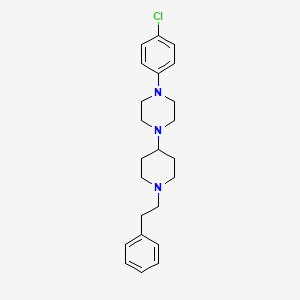 1-(4-chlorophenyl)-4-[1-(2-phenylethyl)-4-piperidinyl]piperazine