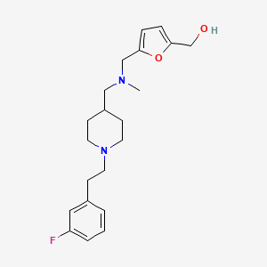 (5-{[({1-[2-(3-fluorophenyl)ethyl]-4-piperidinyl}methyl)(methyl)amino]methyl}-2-furyl)methanol