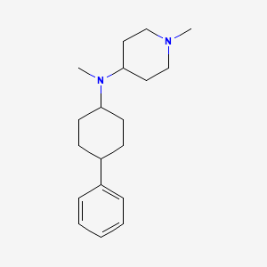 N,1-dimethyl-N-(4-phenylcyclohexyl)-4-piperidinamine