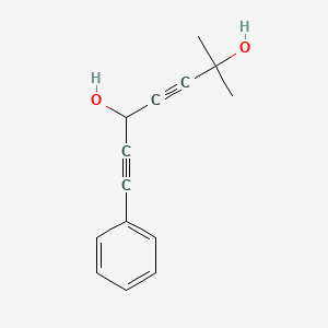 2-methyl-7-phenyl-3,6-heptadiyne-2,5-diol