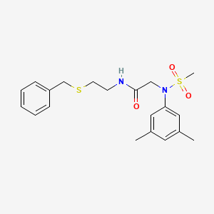 N~1~-[2-(benzylthio)ethyl]-N~2~-(3,5-dimethylphenyl)-N~2~-(methylsulfonyl)glycinamide