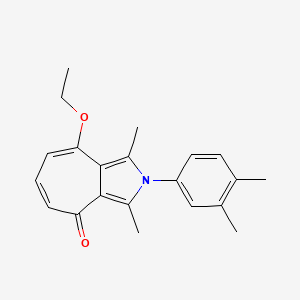 2-(3,4-dimethylphenyl)-8-ethoxy-1,3-dimethylcyclohepta[c]pyrrol-4(2H)-one