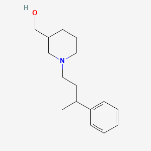 molecular formula C16H25NO B4918362 [1-(3-phenylbutyl)piperidin-3-yl]methanol 