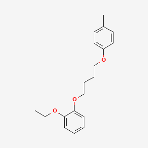 molecular formula C19H24O3 B4918370 1-ethoxy-2-[4-(4-methylphenoxy)butoxy]benzene 