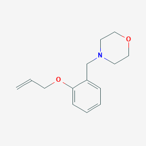 molecular formula C14H19NO2 B4918391 4-[(2-prop-2-enoxyphenyl)methyl]morpholine 