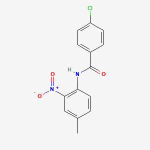 4-chloro-N-(4-methyl-2-nitrophenyl)benzamide