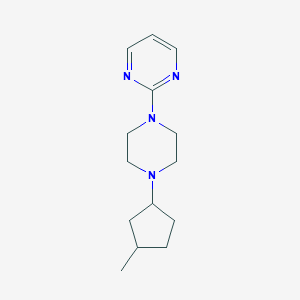 2-[4-(3-methylcyclopentyl)-1-piperazinyl]pyrimidine