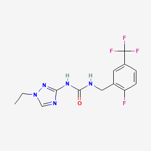 N-(1-ethyl-1H-1,2,4-triazol-3-yl)-N'-[2-fluoro-5-(trifluoromethyl)benzyl]urea