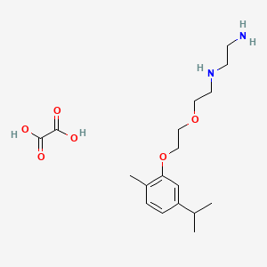 N-{2-[2-(5-isopropyl-2-methylphenoxy)ethoxy]ethyl}-1,2-ethanediamine oxalate