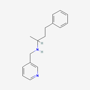 molecular formula C16H20N2 B4918623 4-phenyl-N-(pyridin-3-ylmethyl)butan-2-amine 