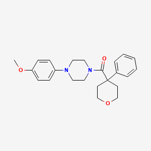 1-(4-methoxyphenyl)-4-[(4-phenyltetrahydro-2H-pyran-4-yl)carbonyl]piperazine