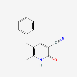 5-benzyl-4,6-dimethyl-2-oxo-1,2-dihydro-3-pyridinecarbonitrile