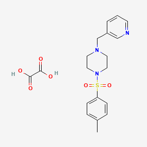 molecular formula C19H23N3O6S B4918759 1-[(4-methylphenyl)sulfonyl]-4-(3-pyridinylmethyl)piperazine oxalate 