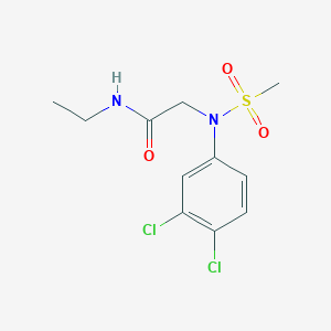 N~2~-(3,4-dichlorophenyl)-N~1~-ethyl-N~2~-(methylsulfonyl)glycinamide