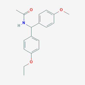 N-[(4-ethoxyphenyl)(4-methoxyphenyl)methyl]acetamide