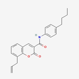 8-allyl-N-(4-butylphenyl)-2-oxo-2H-chromene-3-carboxamide