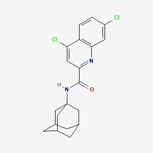 N-1-adamantyl-4,7-dichloro-2-quinolinecarboxamide