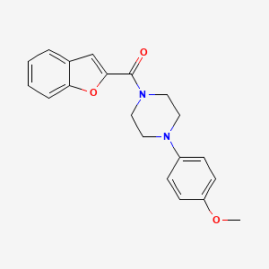 molecular formula C20H20N2O3 B4918859 1-(1-benzofuran-2-ylcarbonyl)-4-(4-methoxyphenyl)piperazine 