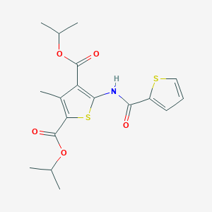 diisopropyl 3-methyl-5-[(2-thienylcarbonyl)amino]-2,4-thiophenedicarboxylate