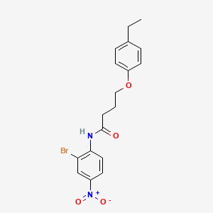 N-(2-bromo-4-nitrophenyl)-4-(4-ethylphenoxy)butanamide