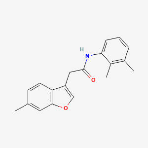 molecular formula C19H19NO2 B4918994 N-(2,3-dimethylphenyl)-2-(6-methyl-1-benzofuran-3-yl)acetamide 