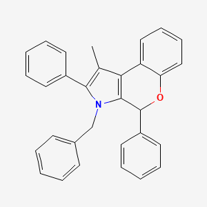 3-benzyl-1-methyl-2,4-diphenyl-3,4-dihydrochromeno[3,4-b]pyrrole