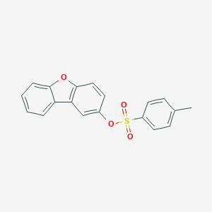 molecular formula C19H14O4S B491907 Dibenzofuran-2-yl 4-methylbenzenesulfonate CAS No. 825611-08-3