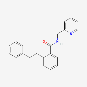 molecular formula C21H20N2O B4919093 2-(2-phenylethyl)-N-(2-pyridinylmethyl)benzamide 