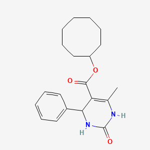 cyclooctyl 6-methyl-2-oxo-4-phenyl-1,2,3,4-tetrahydro-5-pyrimidinecarboxylate