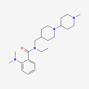 2-(dimethylamino)-N-ethyl-N-[(1'-methyl-1,4'-bipiperidin-4-yl)methyl]benzamide