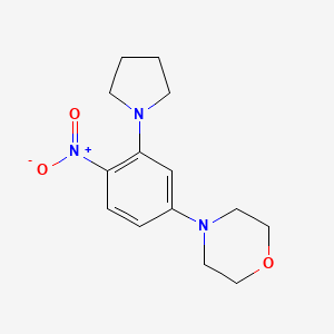 4-[4-nitro-3-(1-pyrrolidinyl)phenyl]morpholine