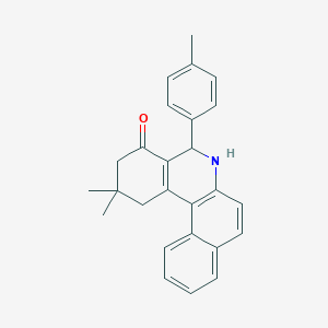 2,2-dimethyl-5-(4-methylphenyl)-2,3,5,6-tetrahydrobenzo[a]phenanthridin-4(1H)-one