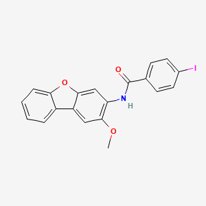 4-iodo-N-(2-methoxydibenzo[b,d]furan-3-yl)benzamide