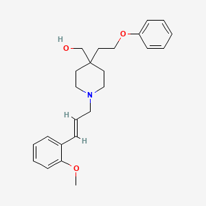 [1-[(2E)-3-(2-methoxyphenyl)-2-propen-1-yl]-4-(2-phenoxyethyl)-4-piperidinyl]methanol