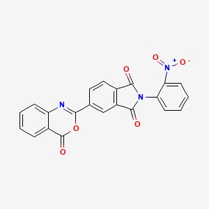 2-(2-nitrophenyl)-5-(4-oxo-4H-3,1-benzoxazin-2-yl)-1H-isoindole-1,3(2H)-dione