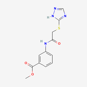 methyl 3-{[(4H-1,2,4-triazol-3-ylthio)acetyl]amino}benzoate