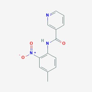 N-(4-methyl-2-nitrophenyl)pyridine-3-carboxamide