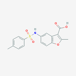 2-Methyl-5-[(4-methylphenyl)sulfonylamino]-1-benzofuran-3-carboxylic acid