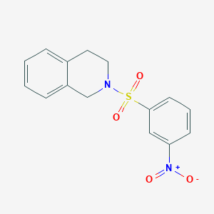 2-(3-NITROBENZENESULFONYL)-1,2,3,4-TETRAHYDROISOQUINOLINE