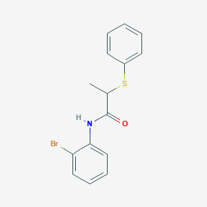 N-(2-bromophenyl)-2-(phenylthio)propanamide