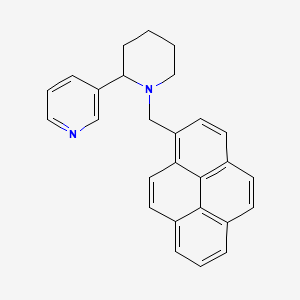 3-[1-(1-pyrenylmethyl)-2-piperidinyl]pyridine