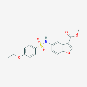 Methyl 5-[(4-ethoxyphenyl)sulfonylamino]-2-methyl-1-benzofuran-3-carboxylate