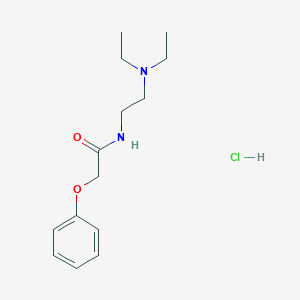 molecular formula C14H23ClN2O2 B4920382 N-[2-(diethylamino)ethyl]-2-phenoxyacetamide;hydrochloride 